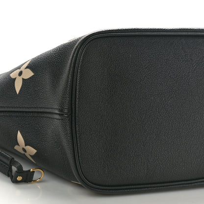 Louis Vuitton Empreinte Monogram Giant Neverfull MM Black Beige 9 of 10