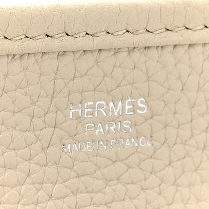 Hermes Taurillon Clemence EVELYNE III PM Beton 6 of 12