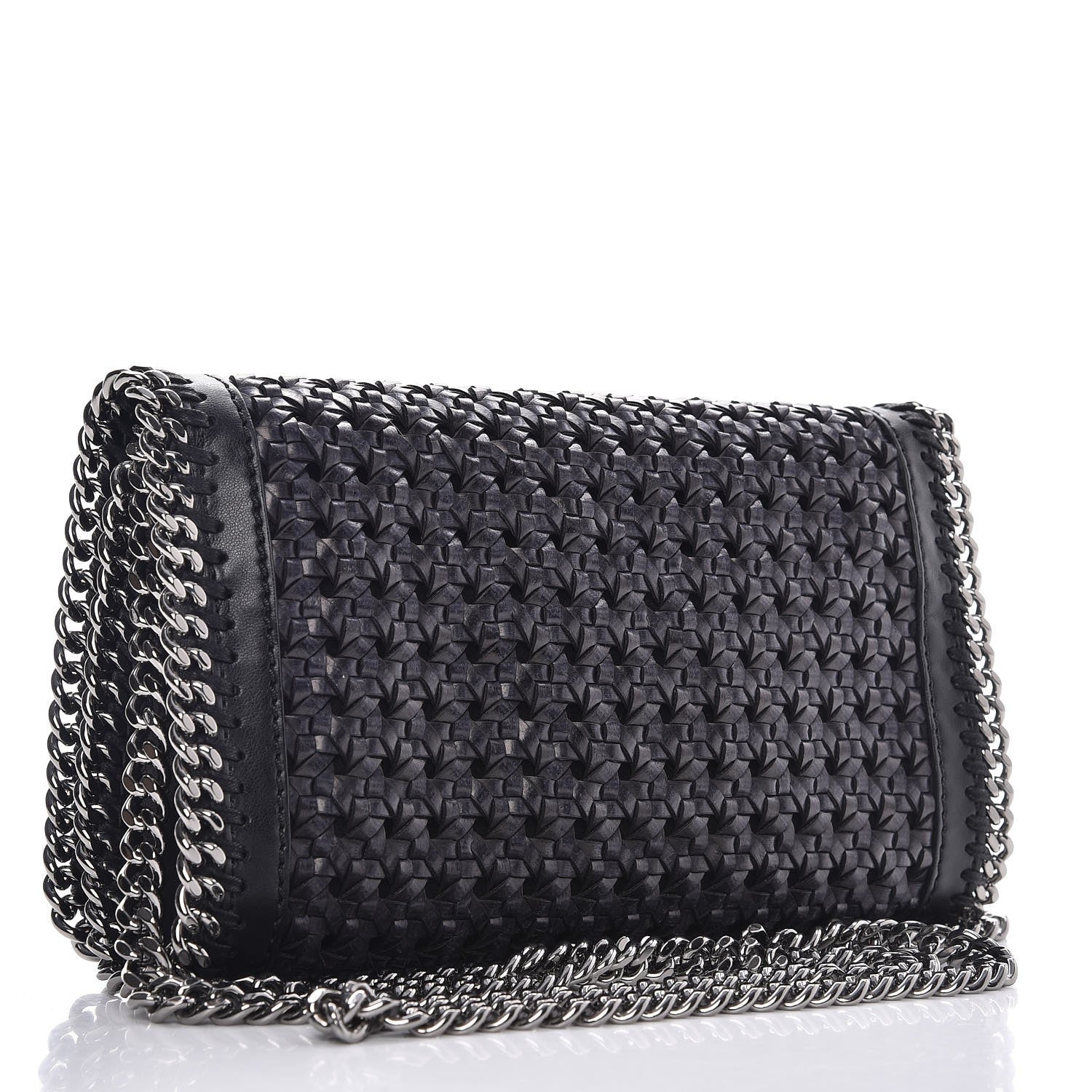 Stella McCartney Woven Crossbody Black 3 of 7