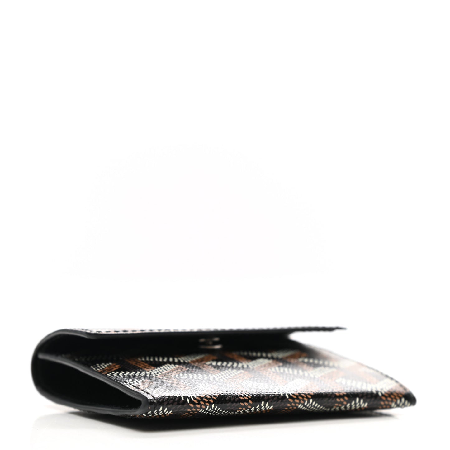 Goyardine Marigny Coin Purse Wallet Black