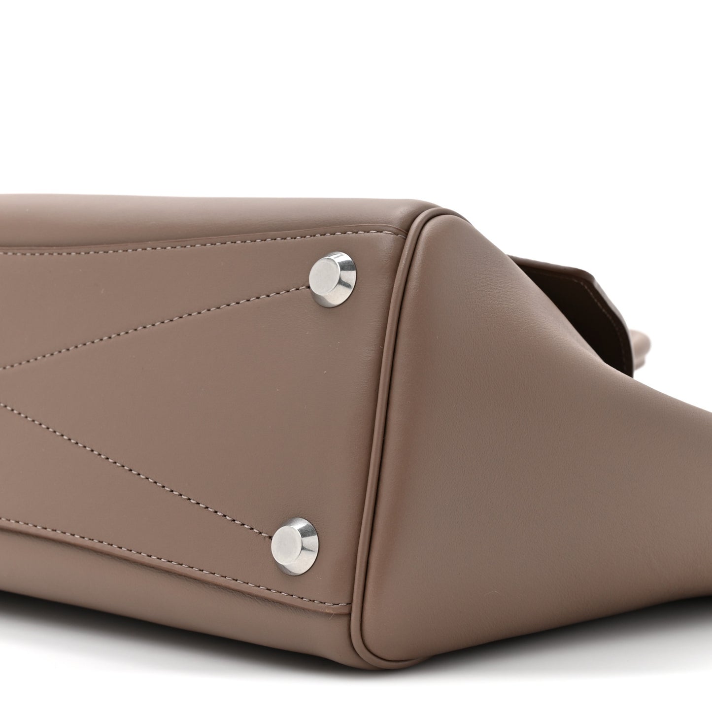 Smooth Calfskin Small Bel Air Carry All Bag Taupe