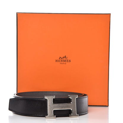 Hermes Box Togo 32mm H Belt 85 Black Etain 11 of 11