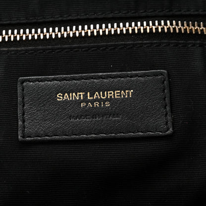 Saint Laurent Lambskin Quilted Maxi Icare Shopping Tote Black 6 of 12