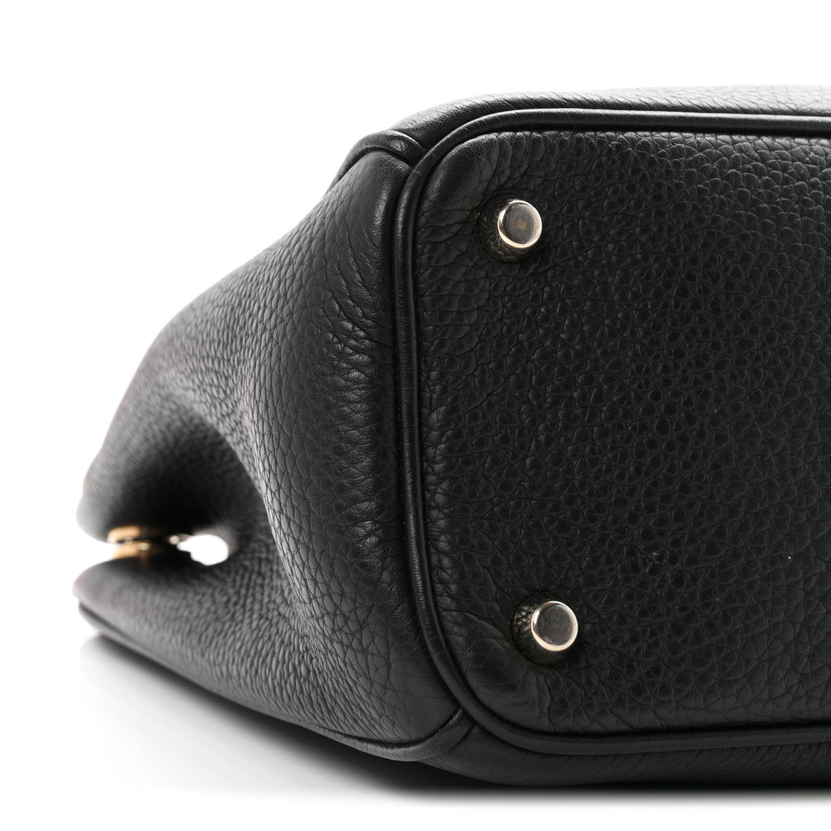 Christian Dior Bullcalf Medium Diorissimo Tote Black Rose Indien 10 of 13
