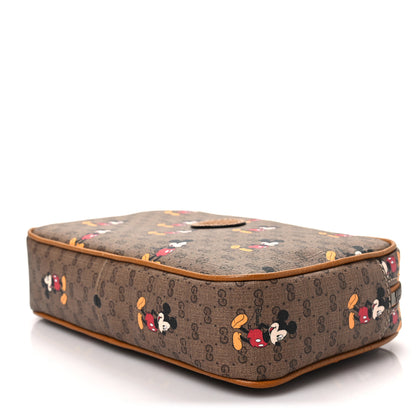 Gucci X DISNEY Mini Vintage GG Supreme Monogram Mickey Mouse Small Belt Bag 85 34 Beige Vintage Sun Oil 6 of 9