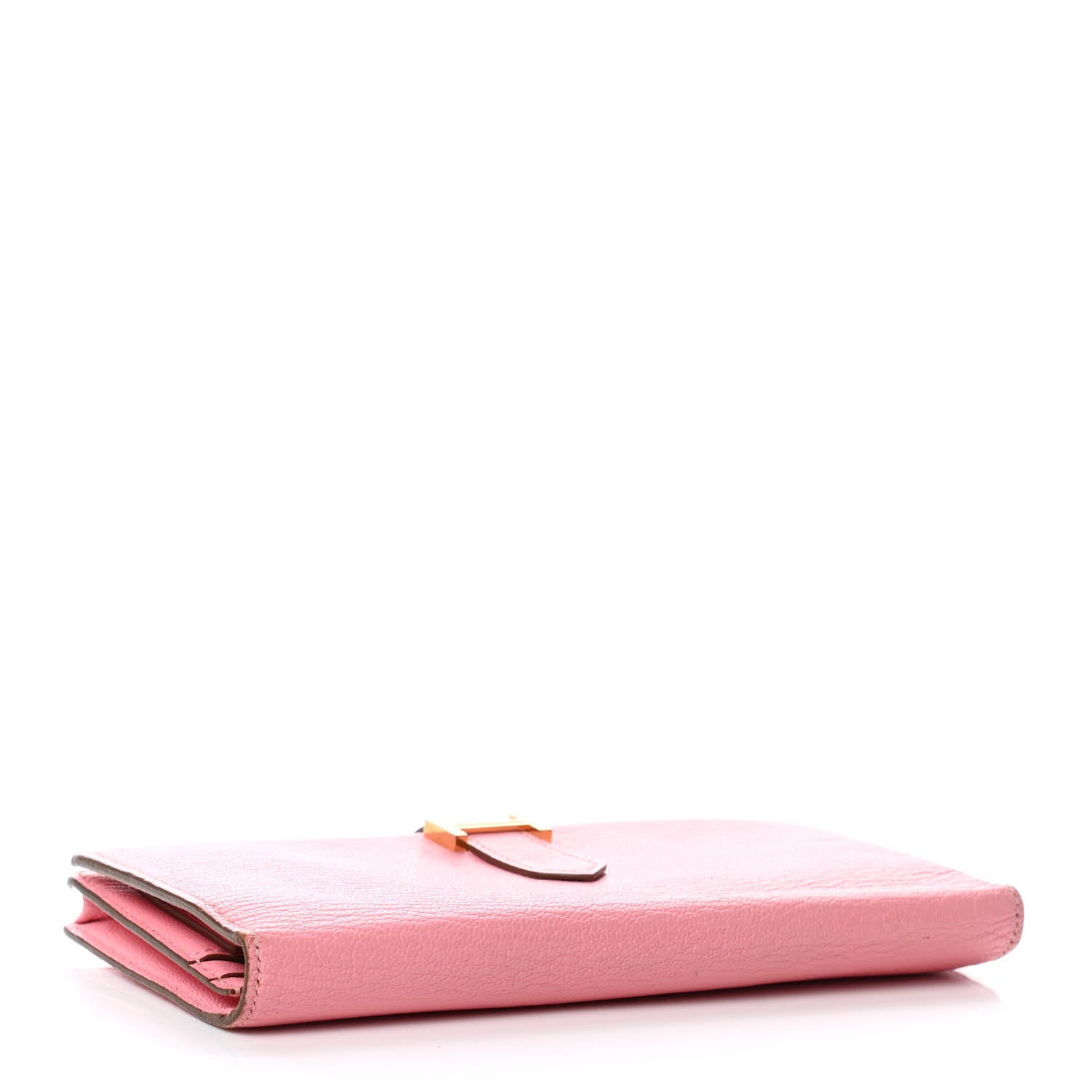 Hermes Chevre Mysore Bearn Gusset Wallet Rose Confetti 4 of 15