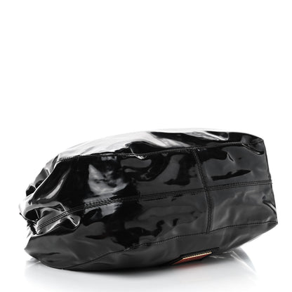 Valentino Garavani Patent Lacca Small Nuage Bow Hobo Black 3 of 6
