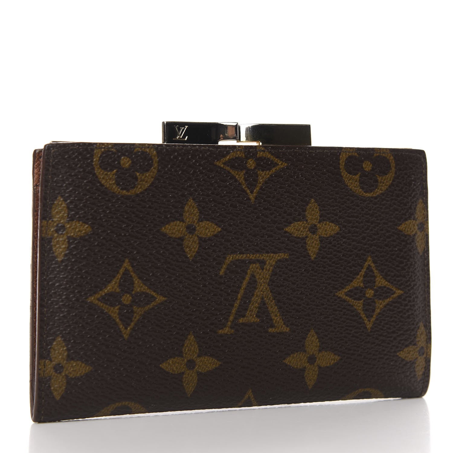 Louis Vuitton Monogram French Kiss Lock Coin Purse 3 of 8