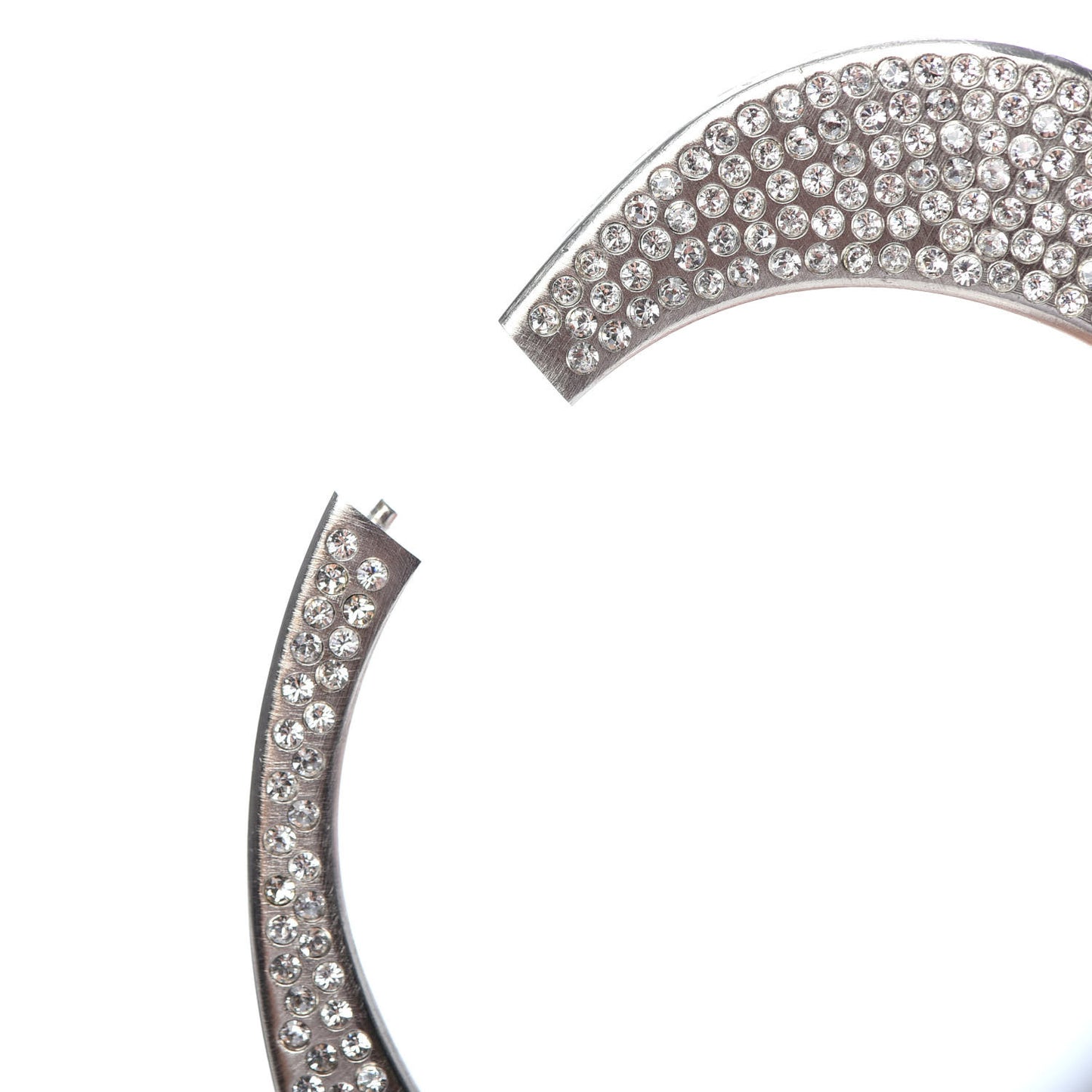 Swarovski Crystal Heart Bracelet Silver