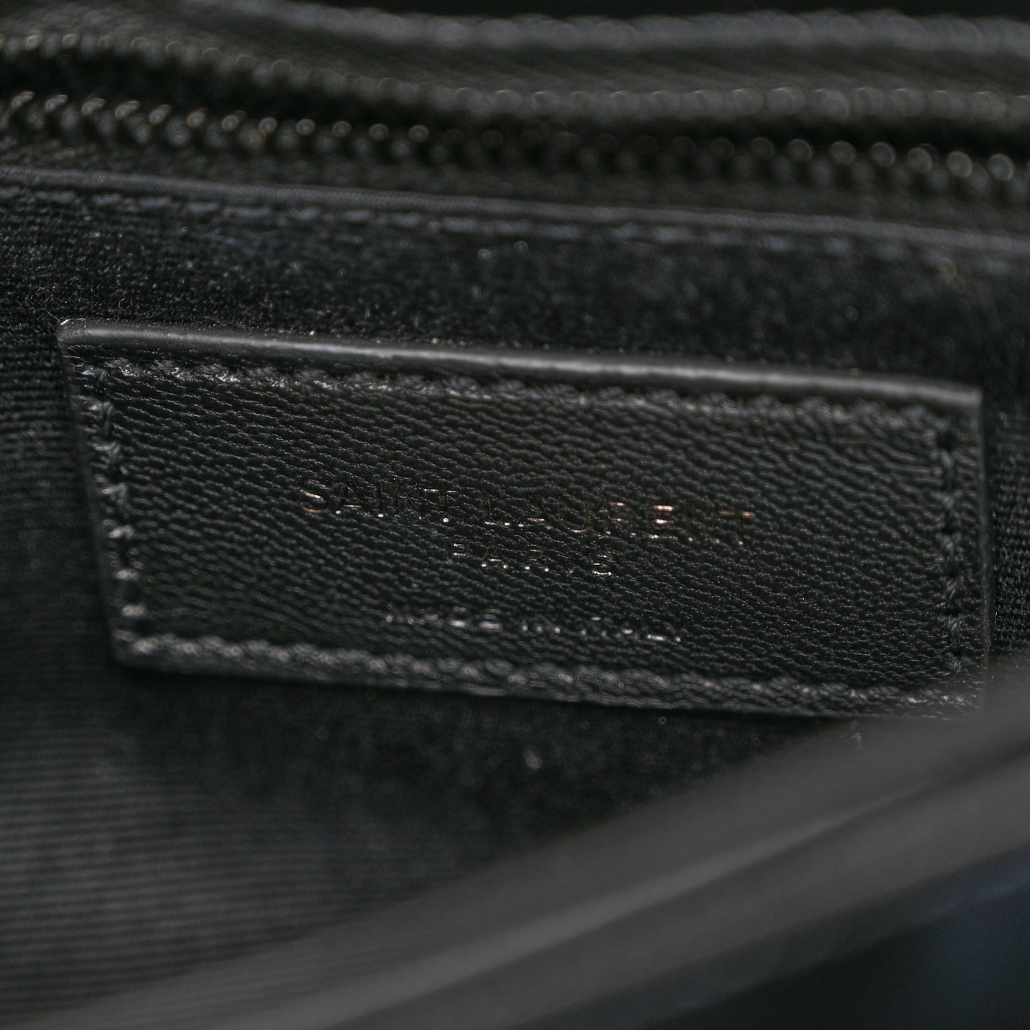 Saint Laurent Calfskin Y Quilted Monogram Monochrome Toy Loulou Crossbody Bag Black 6 of 11