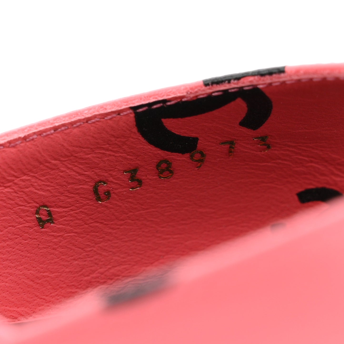 Printed Lambskin Coco Beach Sandals 37 Pink Black