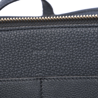 Celine Baby Grained Calfskin Medium Tri-Fold Bag Dark Sea 8 of 11