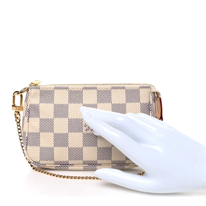 Louis Vuitton Damier Azur Mini Pochette Accessories 2 of 7