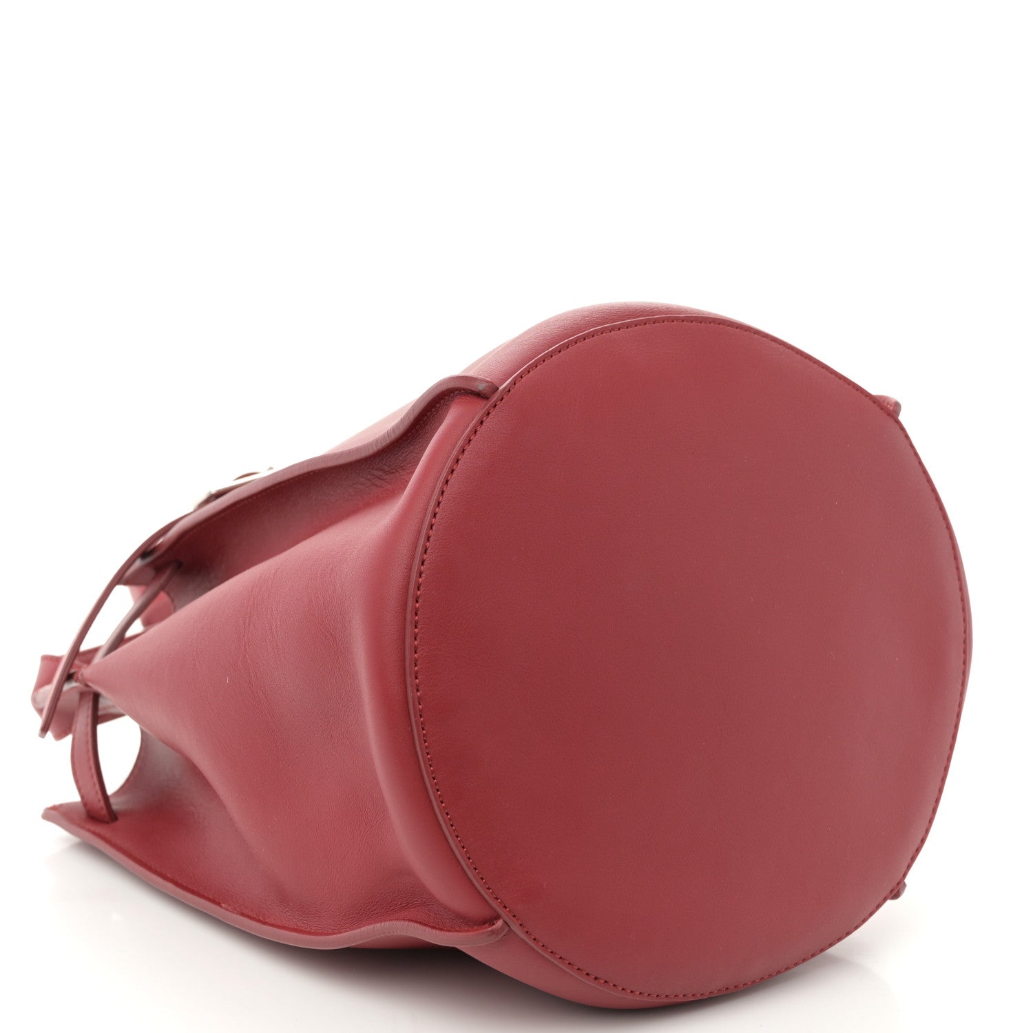 Celine Supple Grained Calfskin Big Bag Bucket Red 4 of 11