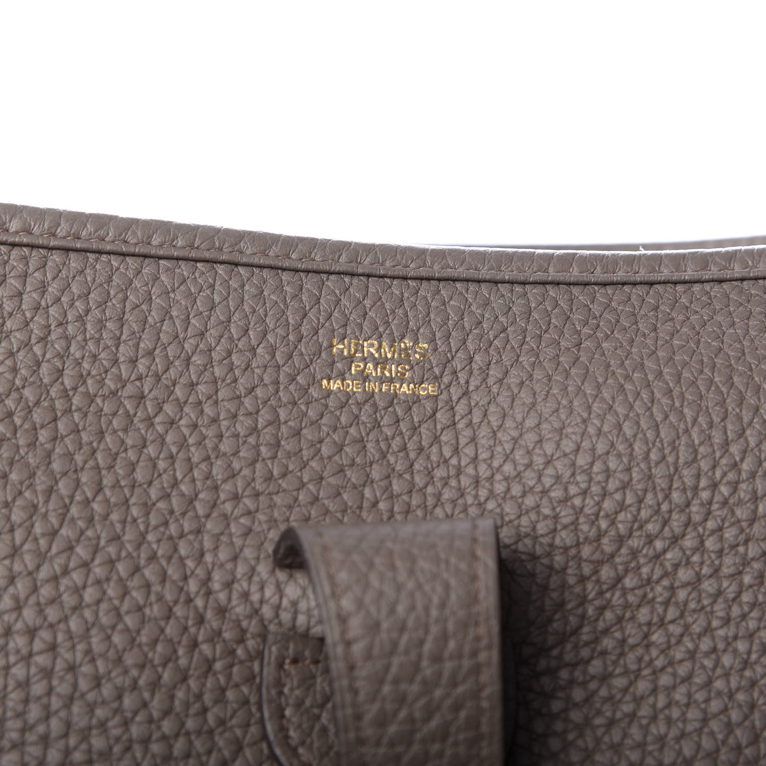 Hermes Taurillon Clemence Evelyne III GM Etain 6 of 10