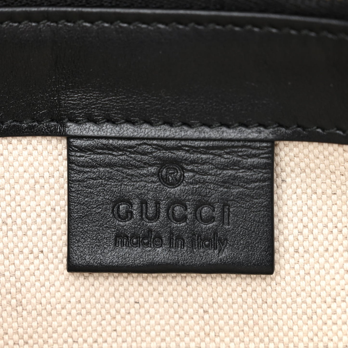 Calfskin GG Tennis Embossed Messenger Bag Black