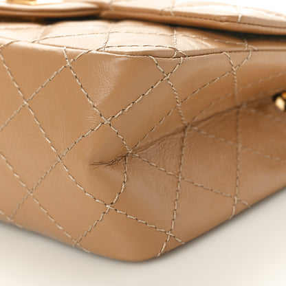 Chanel Aged Calfskin Quilted 2.55 Reissue Mini Flap Beige 10 of 10