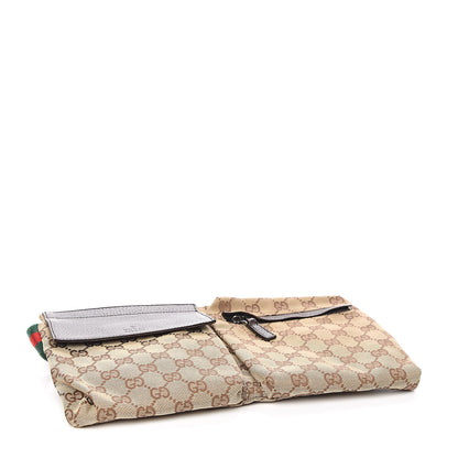 Gucci Monogram Web Belt Bag Dark Brown 4 of 9