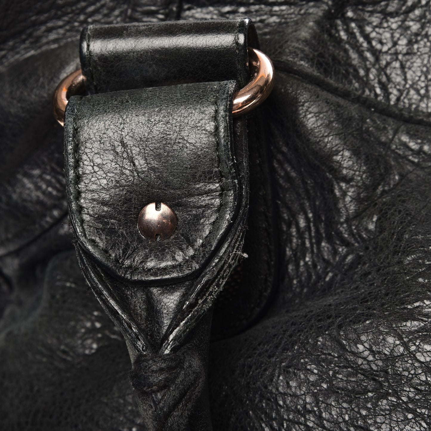 Agneau Giant 21 Rose Gold Hardware Velo Black