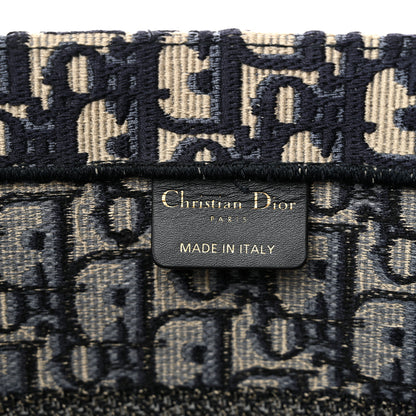 Christian Dior Oblique Medium Book Tote Blue Multicolor 6 of 13