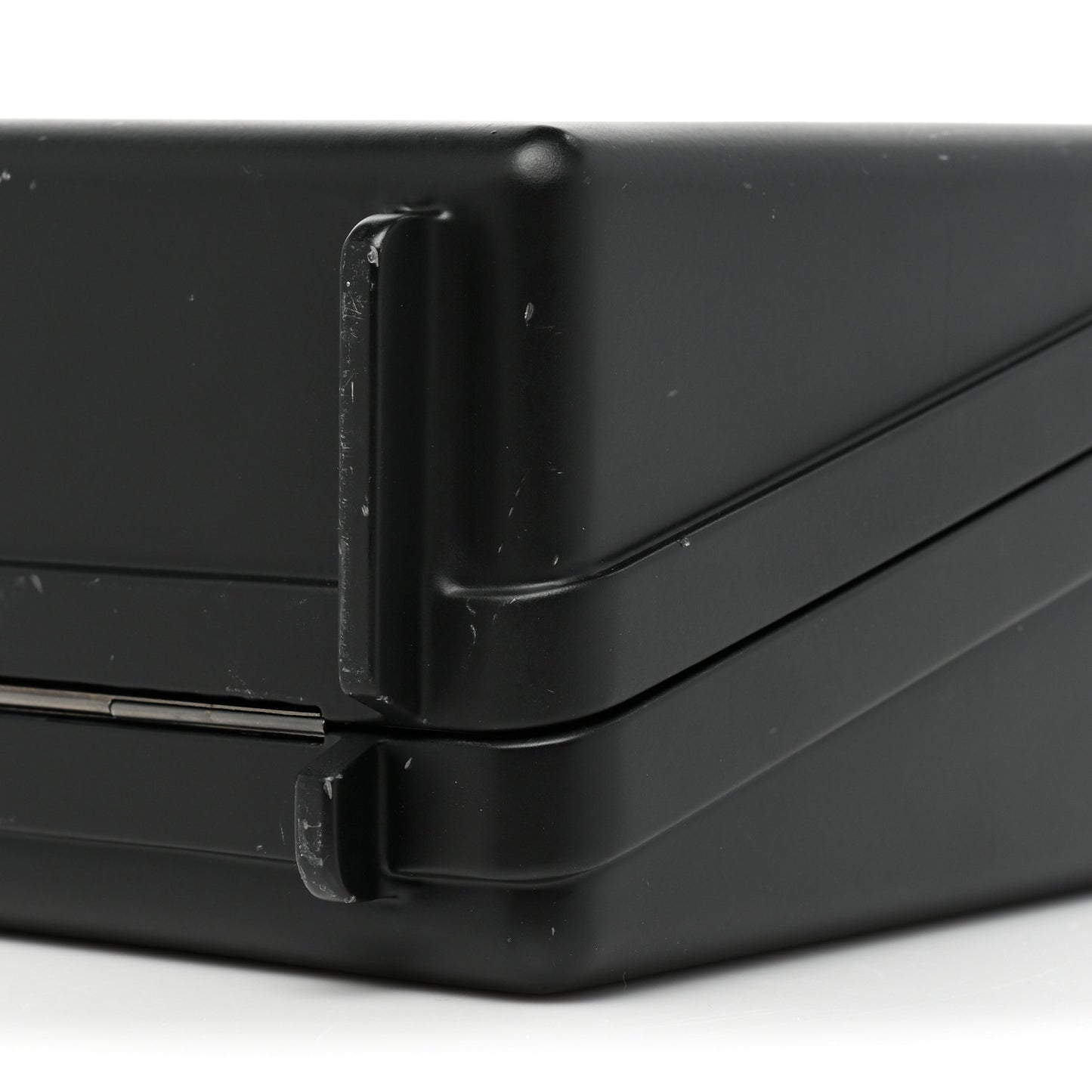 Recycled Plastic Embossed Lunch Box Top Handle Bag Black