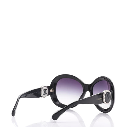 Chanel Collection Bouton Sunglasses 5193 Black 4 of 10