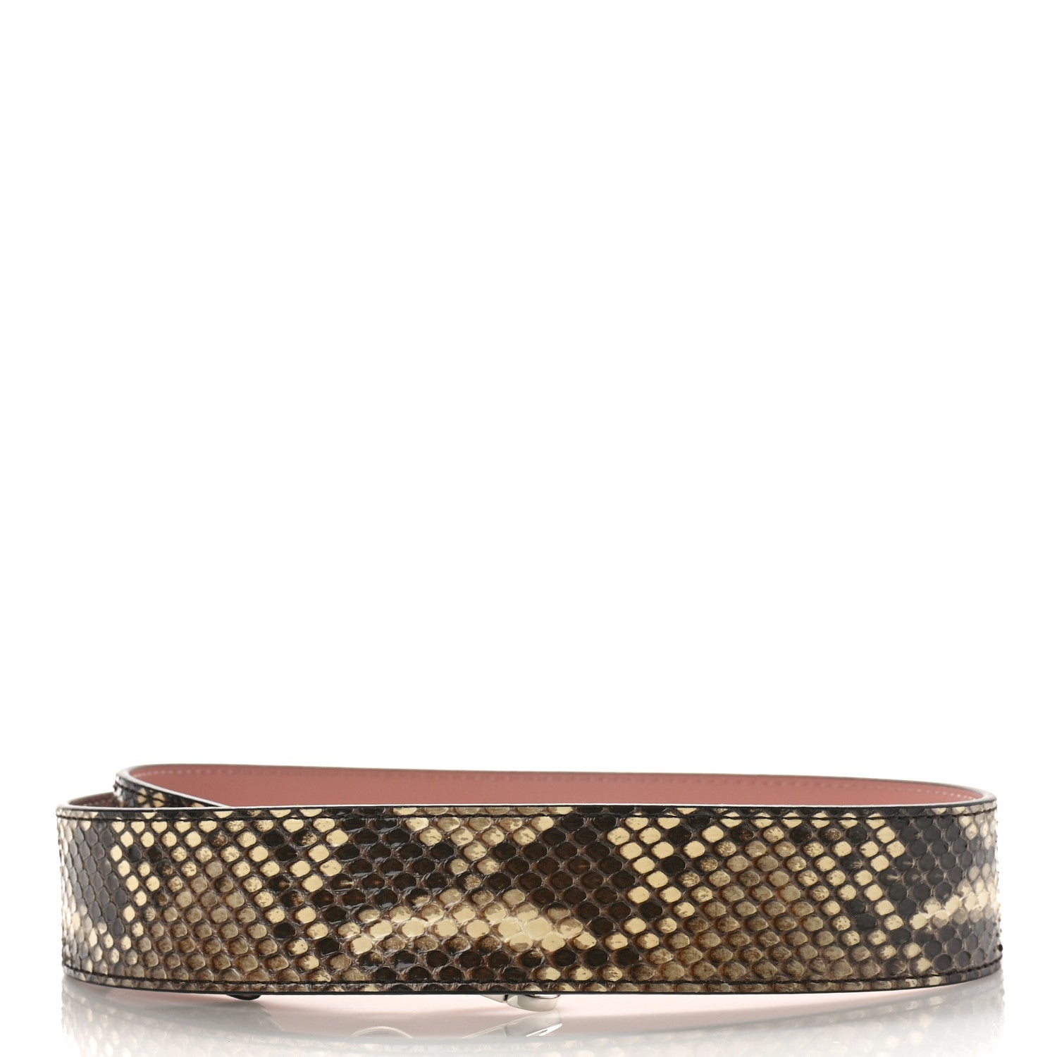 Louis Vuitton Snakeskin Bandouliere Shoulder Strap Natural 2 of 3