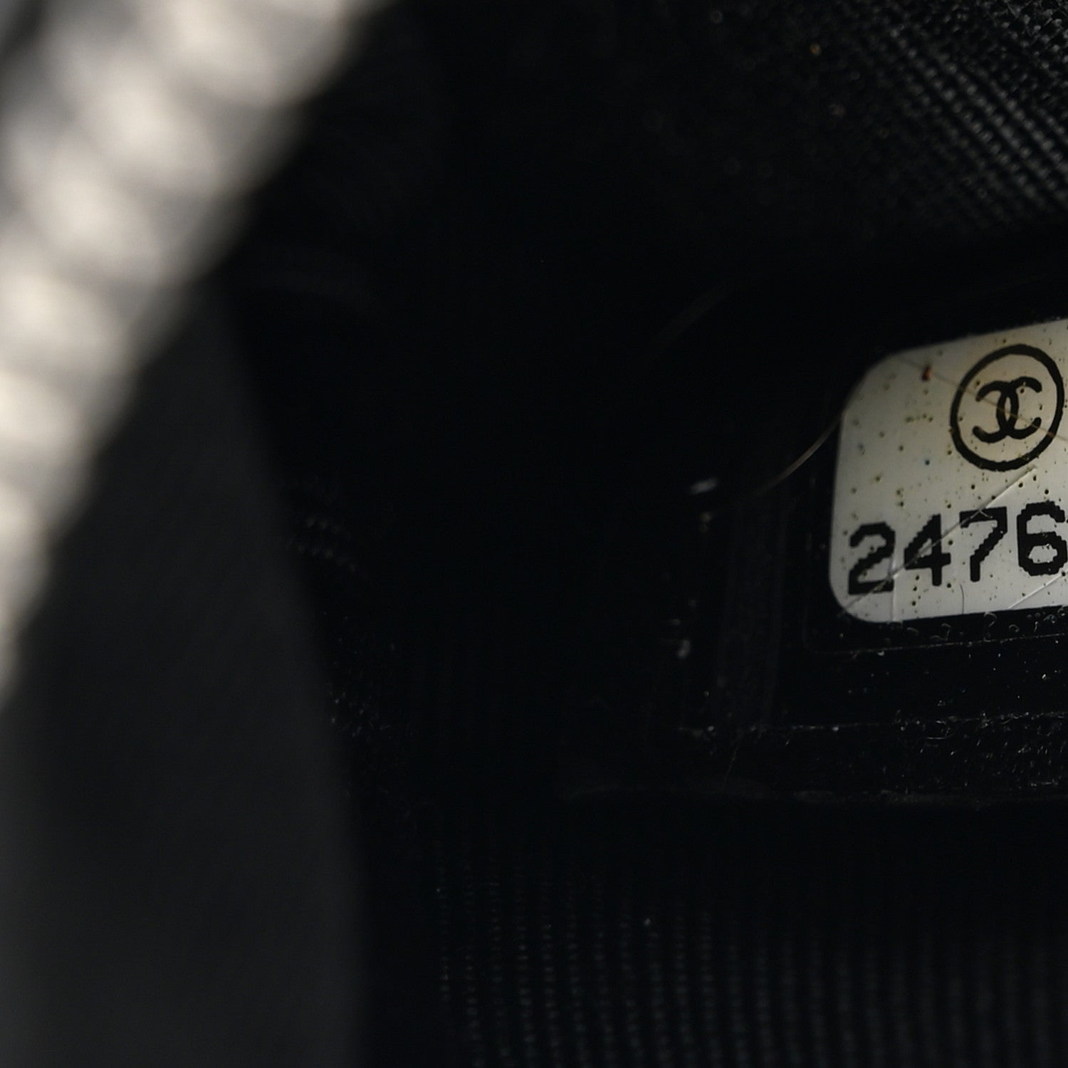 Chanel Lambskin Quilted Small Cosmo Cosmetic Case Black 7 of 7