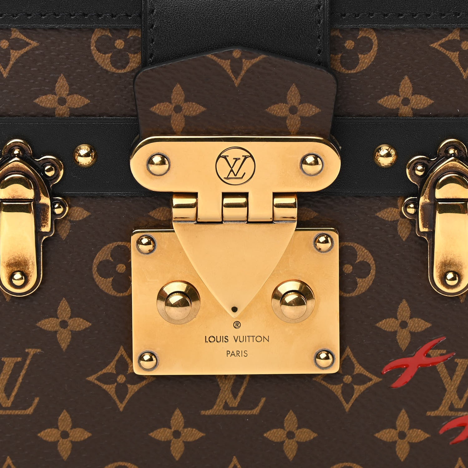 Louis Vuitton Monogram Petite Malle Black 8 of 11