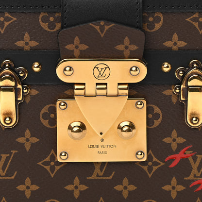 Louis Vuitton Monogram Petite Malle Black 8 of 11