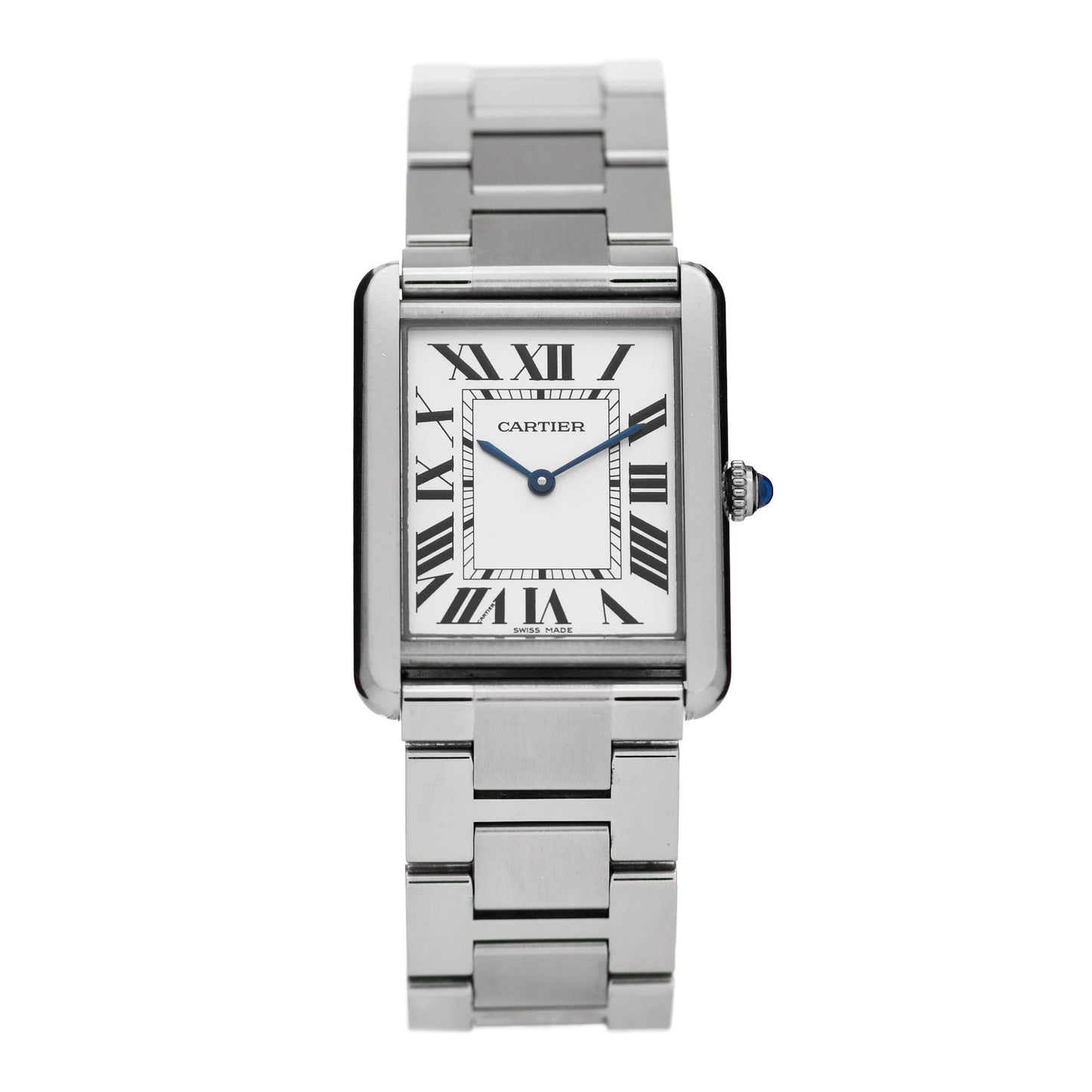 Stainless Steel 27mm Tank Solo Quartz Watch
