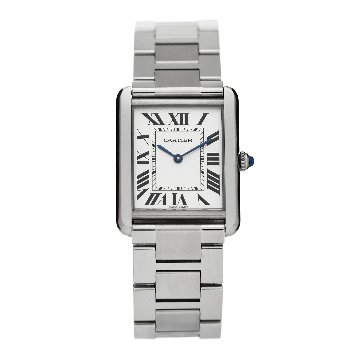 Cartier Stainless Steel 27mm Tank Solo Quartz Watch 1 of 5