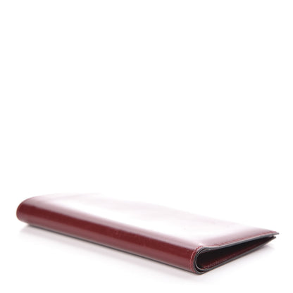 Hermes Box Checkbook Holder Wallet Rouge H 4 of 7