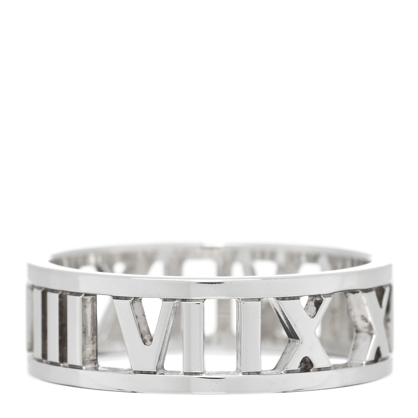 Sterling Silver Wide Atlas Open Ring 59 8.75