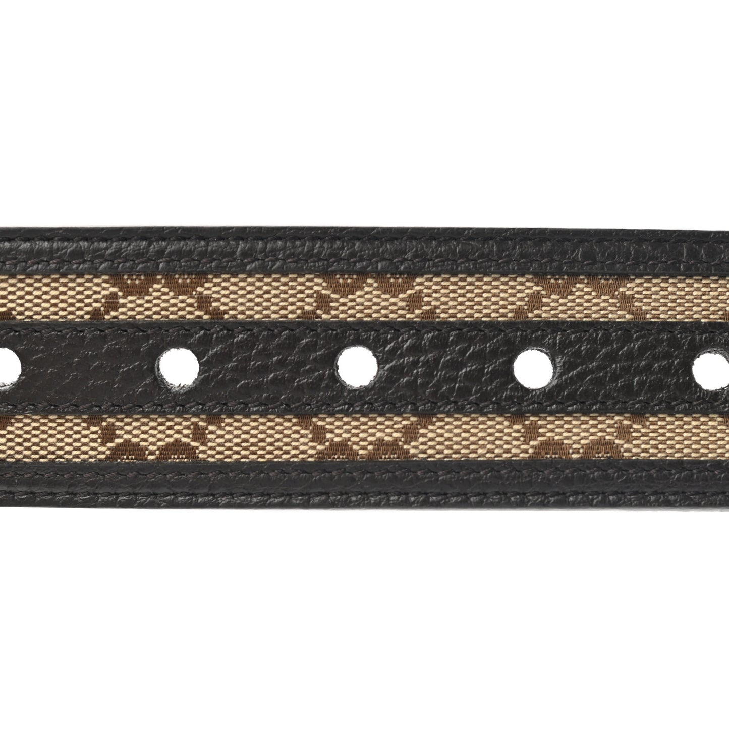 Monogram Dollar Calfskin 40mm Belt 105 42 Beige Ebony Testa di Moro