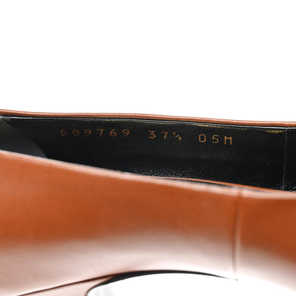 Gucci Malaga Kid Pumps 37.5 Bright Cuir 6 of 9