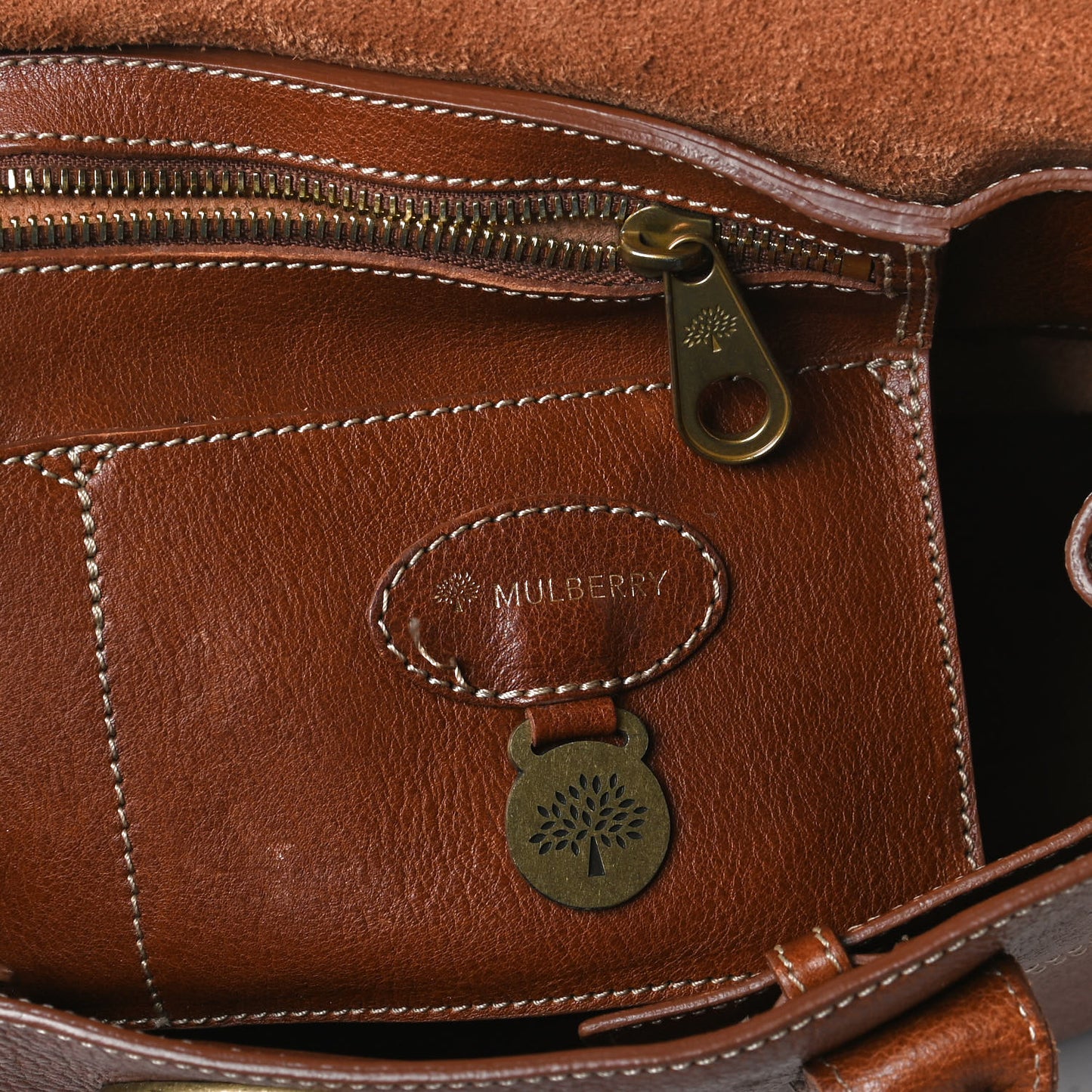 Natural Leather Bayswater Oak