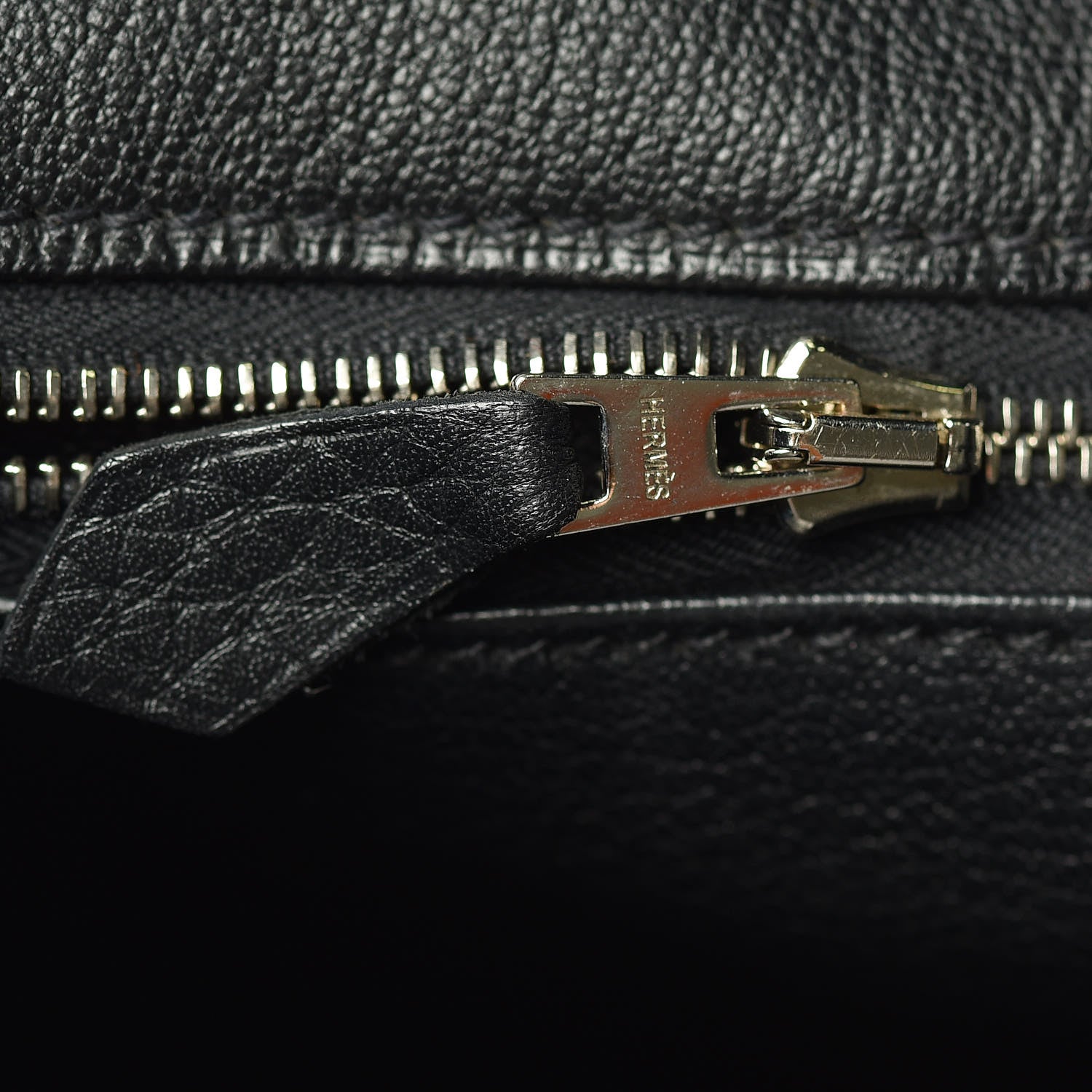 Hermes Taurillon Clemence Birkin 35 Black 22 of 33