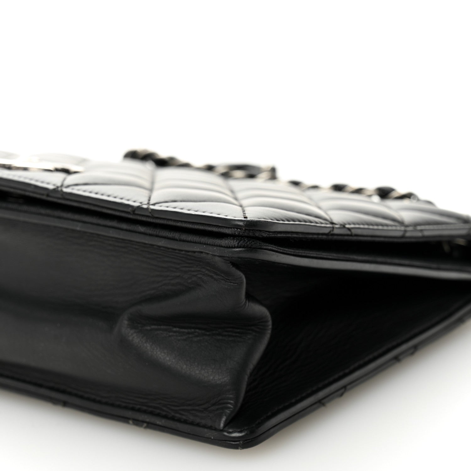 Chanel Calfskin Quilted Ballerine Flap Black 10 of 12