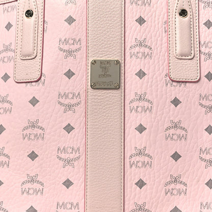 MCM Visetos Medium Liz Reversible Shopper Tote Powder Pink 6 of 17