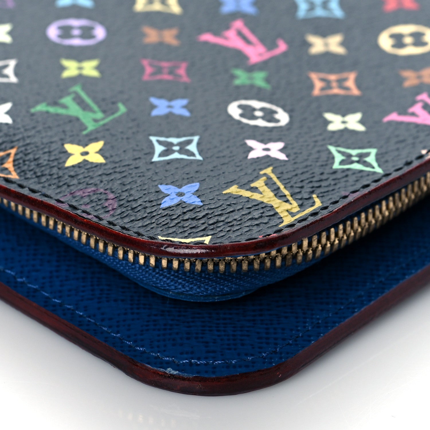 Louis Vuitton Monogram Multicolor Insolite Wallet Black Bleuet 8 of 9