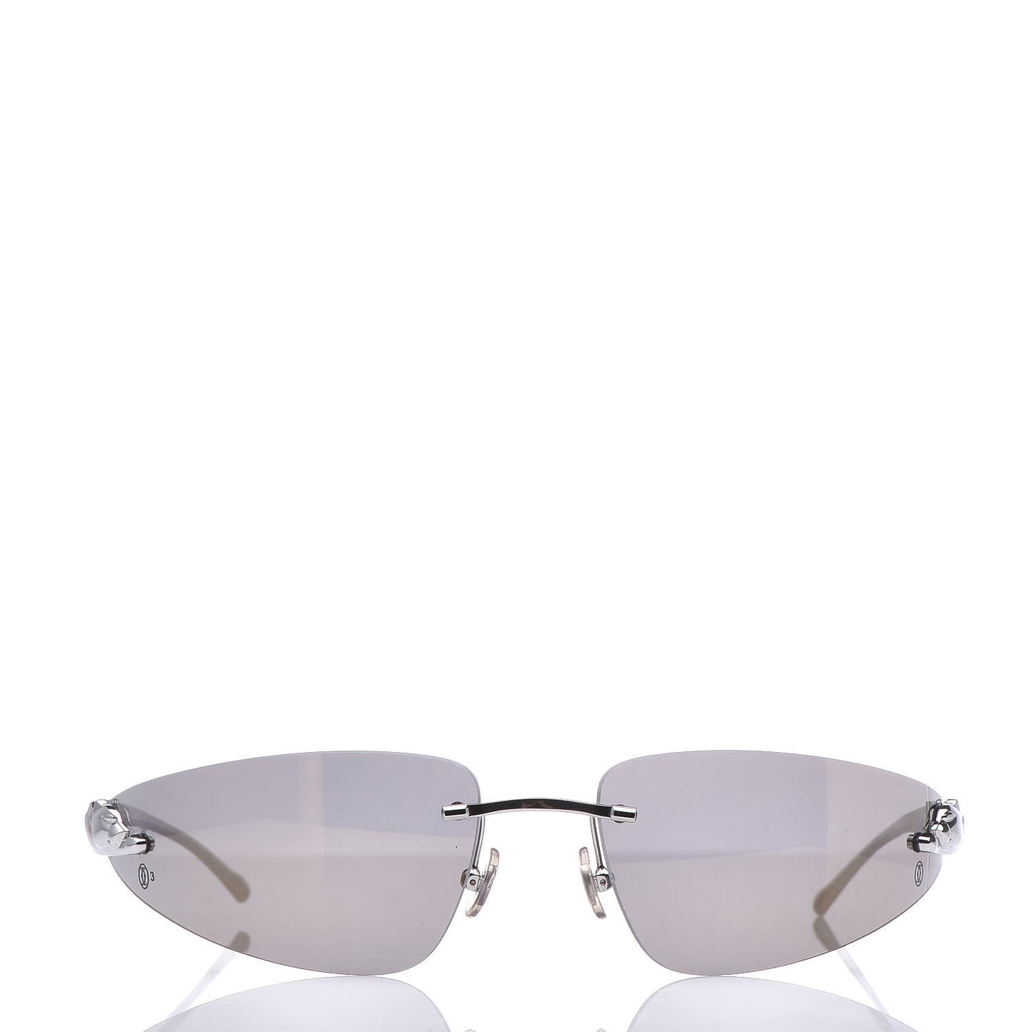 Panthere De Sunglasses Silver
