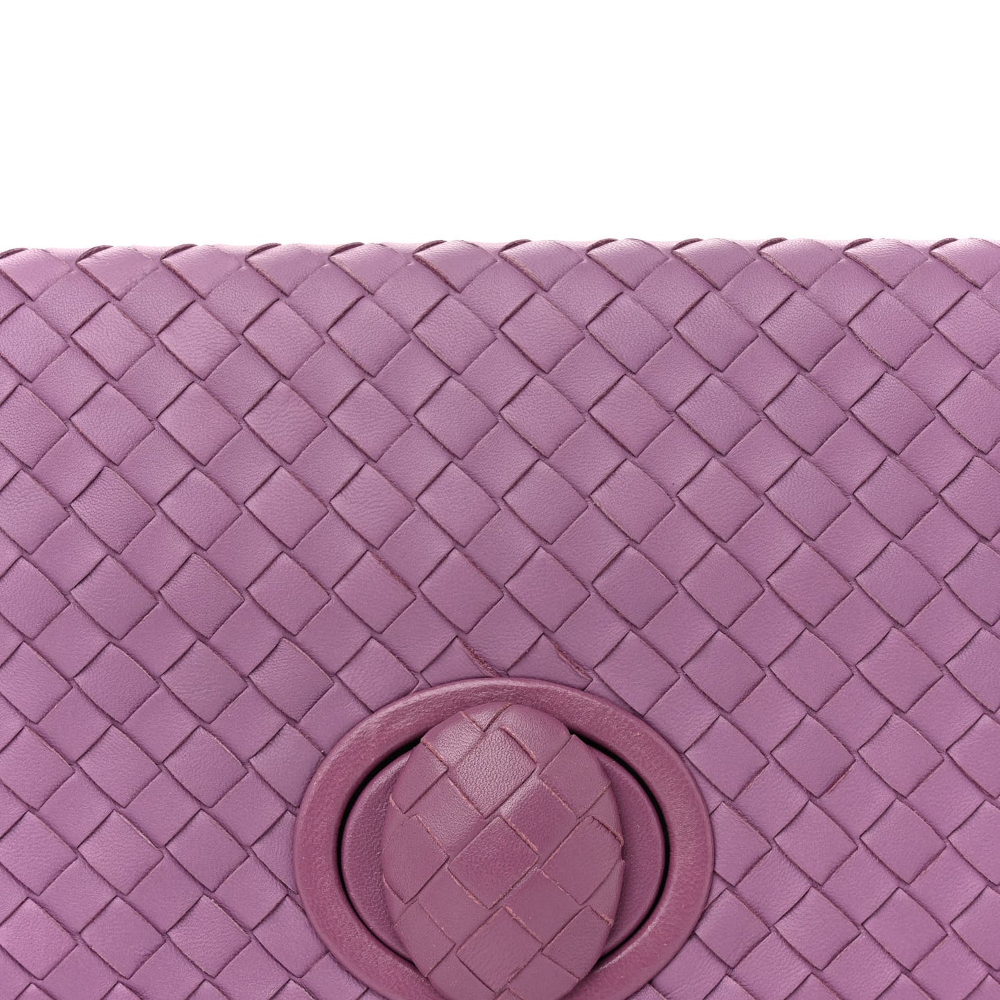 Nappa Intrecciato Turnlock Clutch Corot
