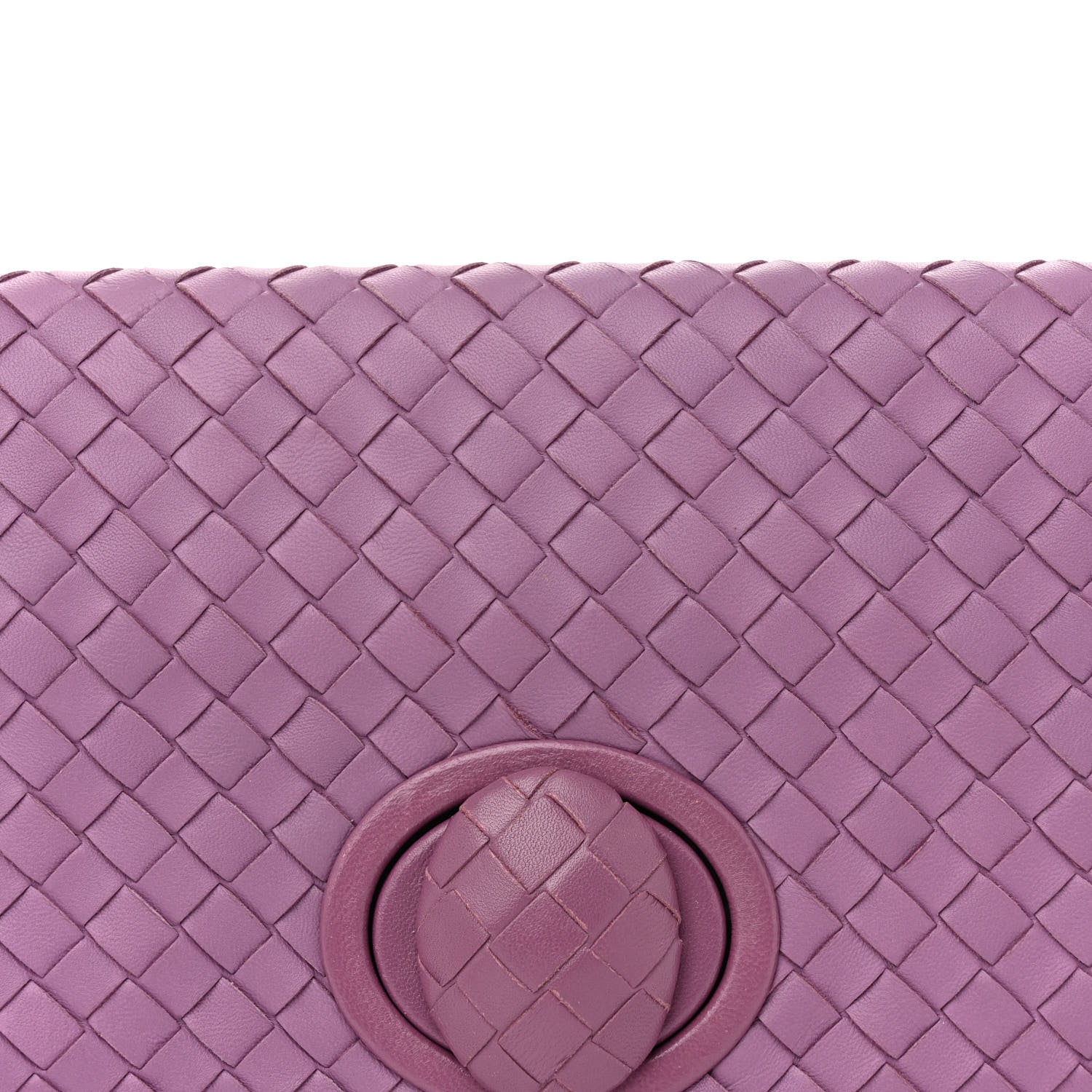 Bottega Veneta Nappa Intrecciato Turnlock Clutch Corot 9 of 12