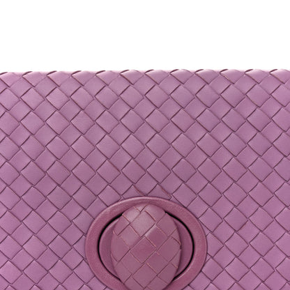Bottega Veneta Nappa Intrecciato Turnlock Clutch Corot 9 of 12