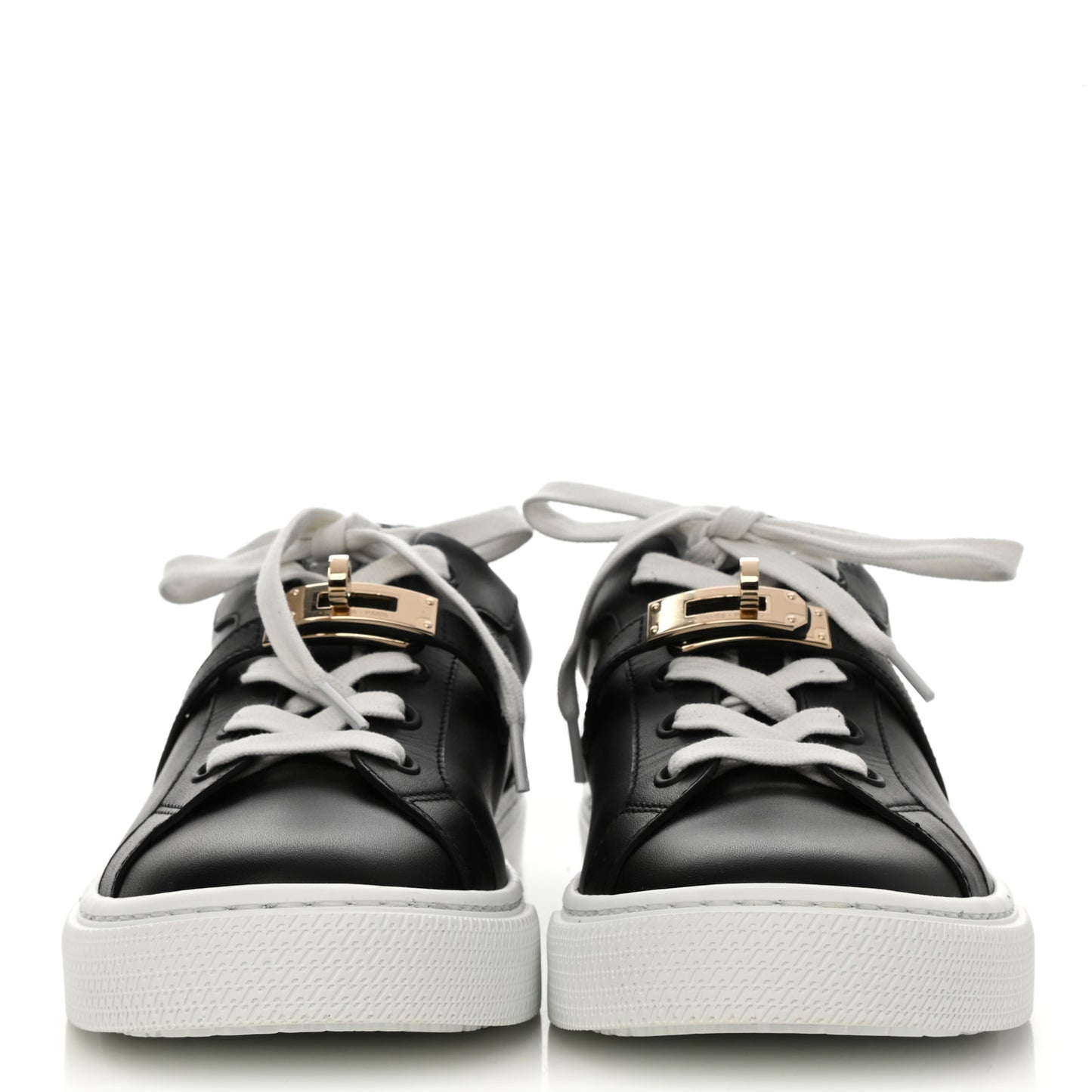 Calfskin Day Sneakers 38.5 Black