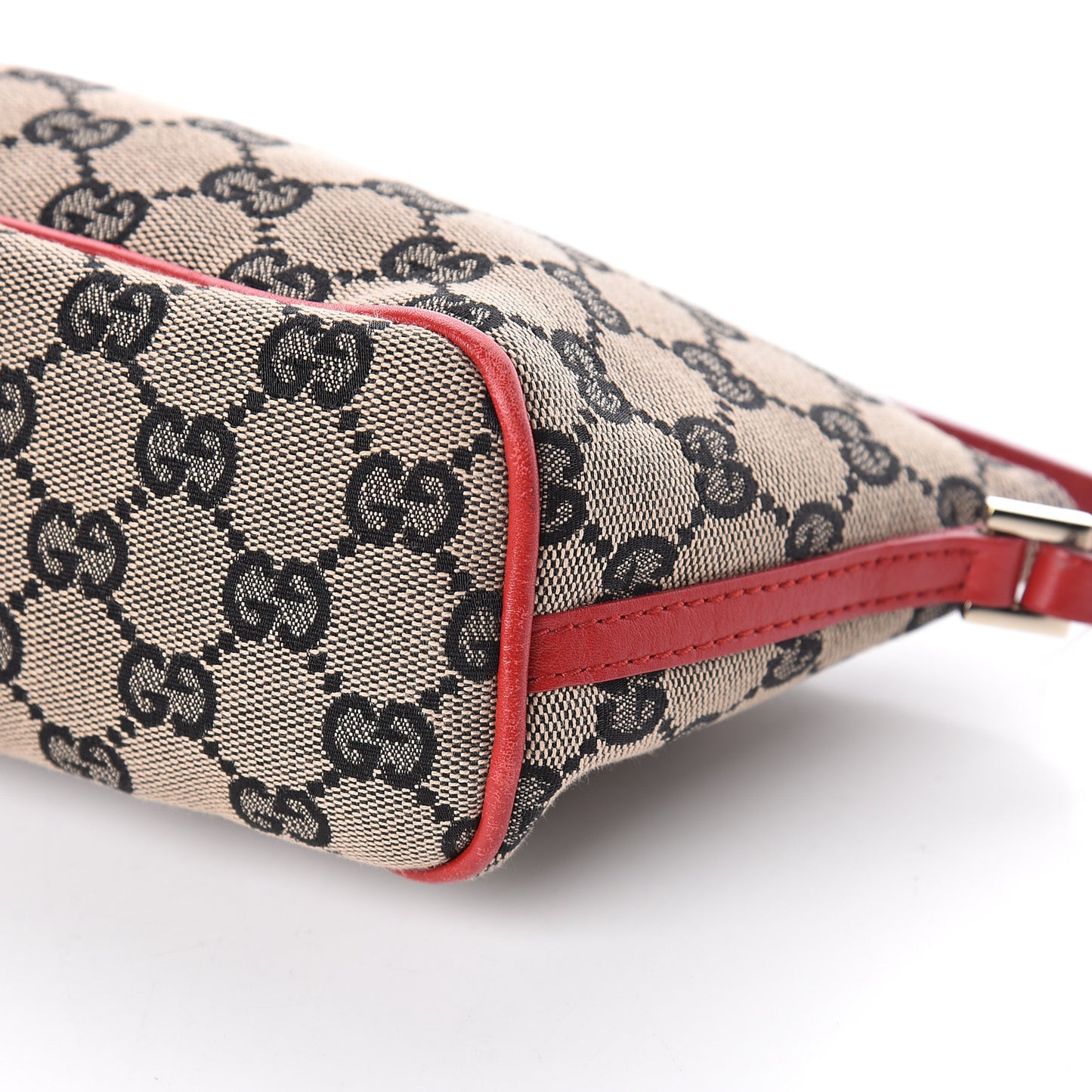 Monogram Boat Pochette Black Red