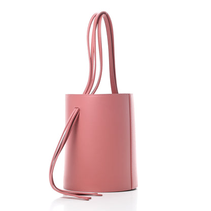 Mansur Gavriel Calfskin Fringe Bucket Bag Blush 3 of 11
