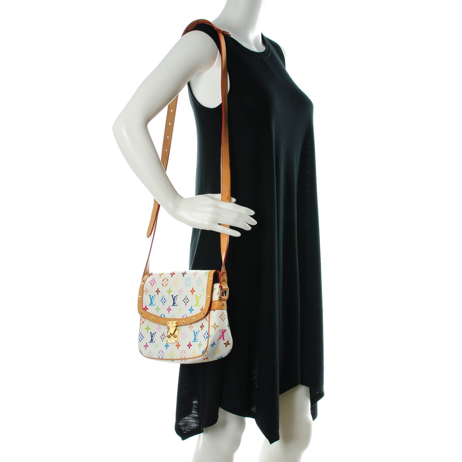 Louis Vuitton Monogram Multicolor Sologne White 2 of 7