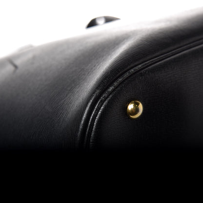 Gucci Textured Calfskin Large Bright Bit Tote Black 9 of 11